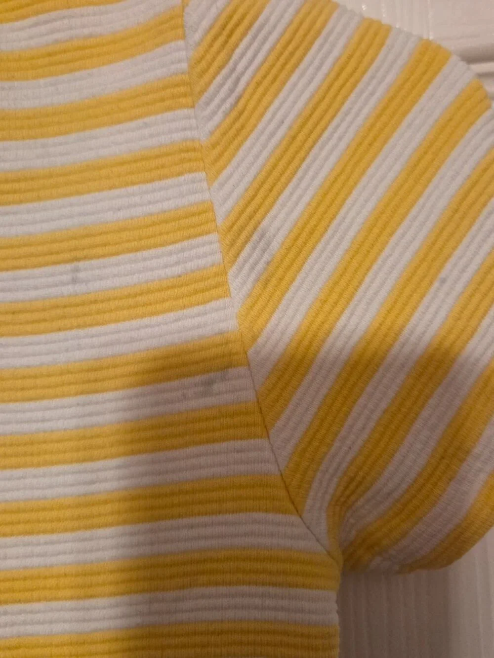 Ralph Lauren Yellow Striped Polo Knit Dress — Girls Size Large